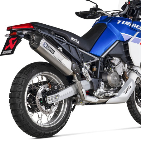 Marmitta Akrapovic Slip On Titanio per Aprilia Tuareg 660 Marmitta Akrapovic Slip On Titanio per Aprilia Tuareg 660