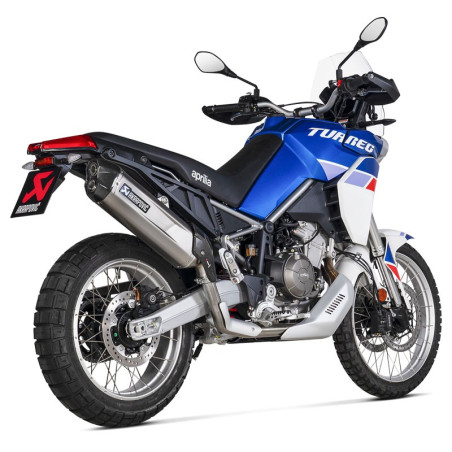Marmitta Akrapovic Slip On Titanio per Aprilia Tuareg 660 Marmitta Akrapovic Slip On Titanio per Aprilia Tuareg 660