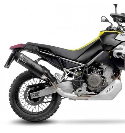 Terminale Leovince LV ONE Evo Black per Aprilia Tuareg 660
