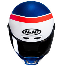 Casco HJC V10 Grape MC21 bianco, rosso e blu Casco HJC V10 Grape MC21 bianco, rosso e blu