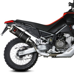 Terminale Mivv Dakar Black per Aprilia Tuareg 660 Terminale Mivv Dakar Black per Aprilia Tuareg 660