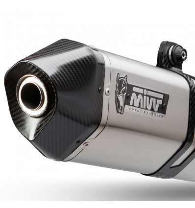 Terminale Mivv Speed Edge Inox per Honda CRF 1100L Africa Twin e Adv