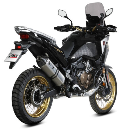 Terminale Mivv Speed Edge Inox per Honda CRF 1100L Africa Twin e Adv