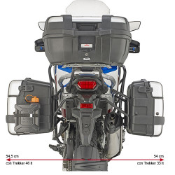 Portavaligie laterale Givi PL ONE-FIT Monokey su Honda CRF 1100L Africa Twin Portavaligie laterale Givi PL ONE-FIT Monokey su Honda CRF 1100L Africa Twin