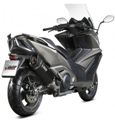 Terminale Mivv SR-1 Black per Kymco AK 550 dal 2021 Terminale Mivv SR-1 Black per Kymco AK 550 dal 2021