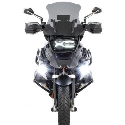 Coppia di faretti led multifunzione Wunderlich Dayron per BMW R1250 GS e GS Adventure Coppia di faretti led multifunzione Wunderlich Dayron per BMW R1250 GS e GS Adventure