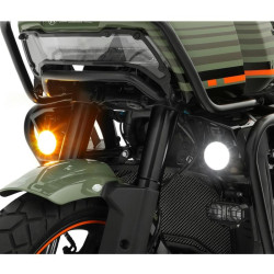 Coppia di faretti led multifunzione Wunderlich Dayron per Harley Davidson Pan America Coppia di faretti led multifunzione Wunderlich Dayron per Harley Davidson Pan America