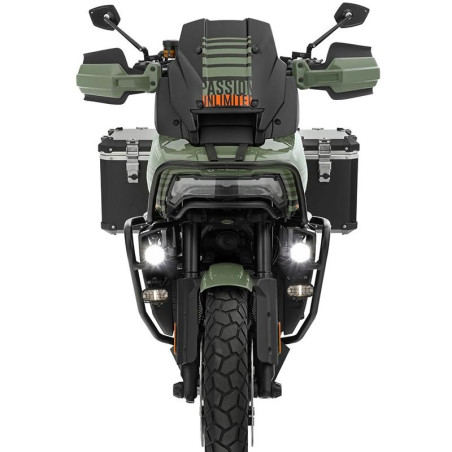 Coppia di faretti led multifunzione Wunderlich Dayron per Harley Davidson Pan America Coppia di faretti led multifunzione Wunderlich Dayron per Harley Davidson Pan America