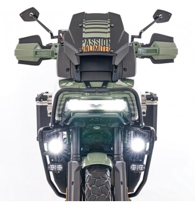 Coppia di faretti led multifunzione Wunderlich Dayron per Harley Davidson Pan America Coppia di faretti led multifunzione Wunderlich Dayron per Harley Davidson Pan America