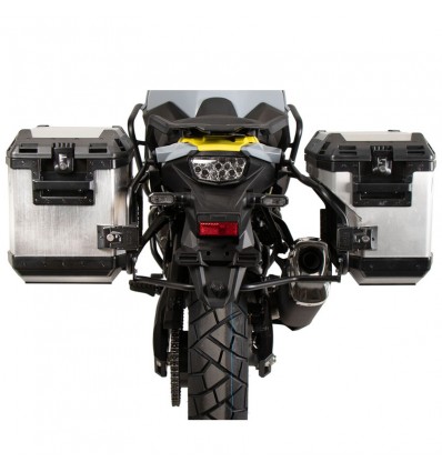 Set completo telai laterali e valige Hepco & Becker Cutout per Suzuki V-Strom 800 DE Set completo telai laterali e valige Hepco & Becker Cutout per Suzuki V-Strom 800 DE