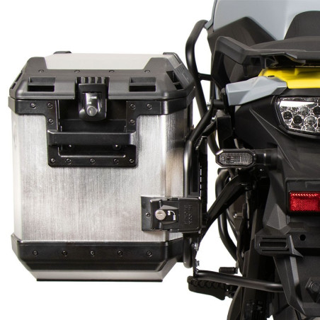 Set completo telai laterali e valige Hepco & Becker Cutout per Suzuki V-Strom 800 DE Set completo telai laterali e valige Hepco & Becker Cutout per Suzuki V-Strom 800 DE