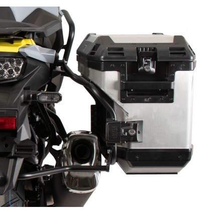 Set completo telai laterali e valige Hepco & Becker Cutout per Suzuki V-Strom 800 DE Set completo telai laterali e valige Hepco & Becker Cutout per Suzuki V-Strom 800 DE
