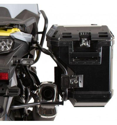 Set completo telai laterali e valige Hepco & Becker Cutout per Suzuki V-Strom 800 DE Set completo telai laterali e valige Hepco & Becker Cutout per Suzuki V-Strom 800 DE