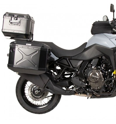 Set completo telai laterali e valige Hepco & Becker Cutout per Suzuki V-Strom 800 DE Set completo telai laterali e valige Hepco & Becker Cutout per Suzuki V-Strom 800 DE