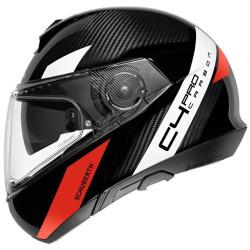 Casco apribile Schuberth C4 Pro Carbon 3K Avio Red Casco apribile Schuberth C4 Pro Carbon 3K Avio Red