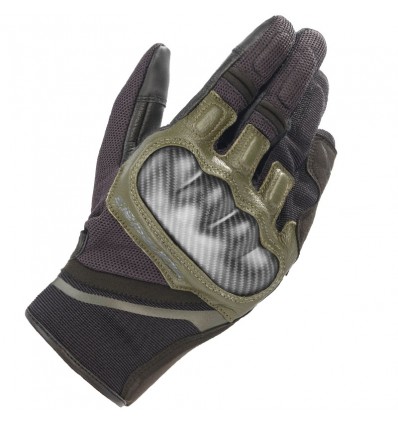 Guanti da moto Alpinestars Chrome neri e verdi