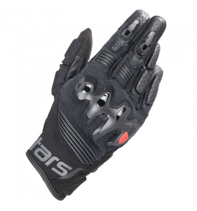 Guanti da moto Alpinestars Halo in pelle neri