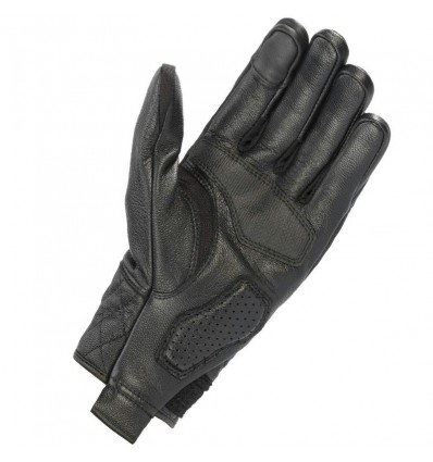 Guanti da moto Alpinestars Brass in pelle nera Guanti da moto Alpinestars Brass in pelle nera