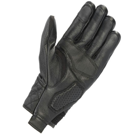 Guanti da moto Alpinestars Brass in pelle nera Guanti da moto Alpinestars Brass in pelle nera
