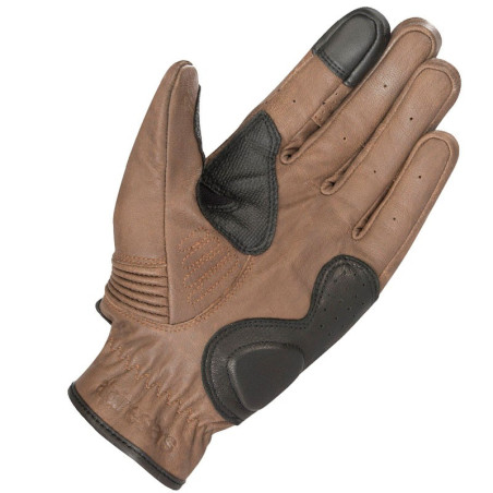 Guanti da moto Alpinestars Crazy Eight in pelle marrone Guanti da moto Alpinestars Crazy Eight in pelle marrone