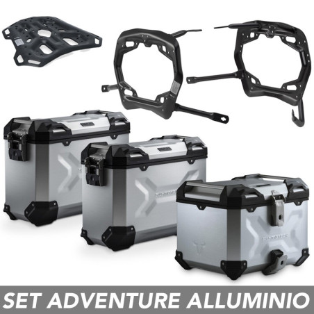 Kit valigie SW-Motech Trax Adv alluminio per Suzuki V-Strom 800 DE