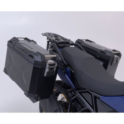 Kit valigie SW-Motech Trax Adv alluminio nero per Suzuki V-Strom 800 DE Kit valigie SW-Motech Trax Adv alluminio nero per Suzuki V-Strom 800 DE