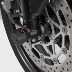 Tamponi Sw-Motech protezione forcelle anteriori per Suzuki V-Strom 800 DE Tamponi Sw-Motech protezione forcelle anteriori per Suzuki V-Strom 800 DE