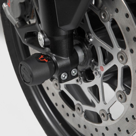 Tamponi Sw-Motech protezione forcelle anteriori per Suzuki V-Strom 800 DE Tamponi Sw-Motech protezione forcelle anteriori per Suzuki V-Strom 800 DE