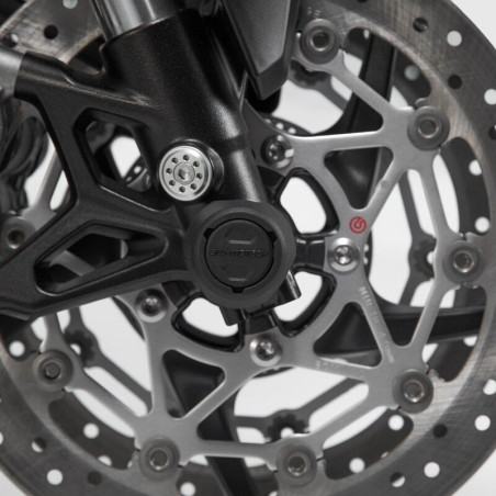Tamponi Sw-Motech protezione forcelle anteriori per Suzuki V-Strom 800 DE Tamponi Sw-Motech protezione forcelle anteriori per Suzuki V-Strom 800 DE