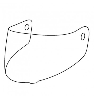Visiera Astone Helmets per caschi DJ10 colore trasparente Visiera Astone Helmets per caschi DJ10 colore trasparente