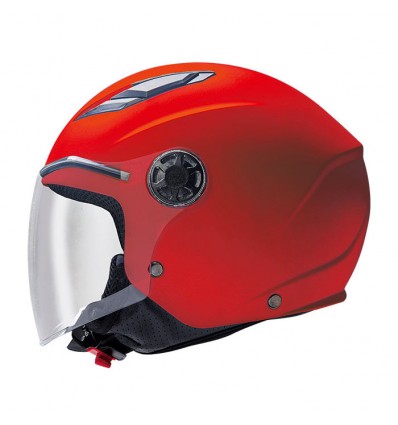 Casco da bambino Gary G01 rosso lucido con adesivi Casco da bambino Gary G01 rosso lucido con adesivi
