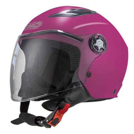 Casco da bambino Gary G01 fucsia opaco con adesivi Casco da bambino Gary G01 fucsia opaco con adesivi