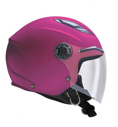 Casco da bambino Gary G01 fucsia opaco con adesivi Casco da bambino Gary G01 fucsia opaco con adesivi