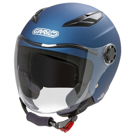 Casco da bambino Gary G01 blu opaco con adesivi Casco da bambino Gary G01 blu opaco con adesivi