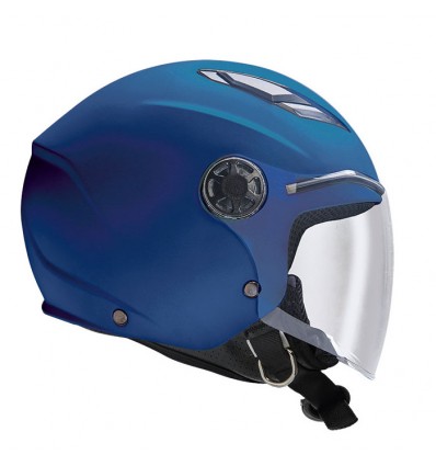 Casco da bambino Gary G01 blu opaco con adesivi Casco da bambino Gary G01 blu opaco con adesivi