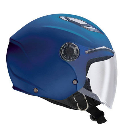 Casco da bambino Gary G01 blu opaco con adesivi Casco da bambino Gary G01 blu opaco con adesivi