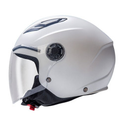 Casco da bambino Gary G01 bianco opaco con adesivi Casco da bambino Gary G01 bianco opaco con adesivi