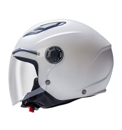 Casco da bambino Gary G01 bianco opaco con adesivi Casco da bambino Gary G01 bianco opaco con adesivi