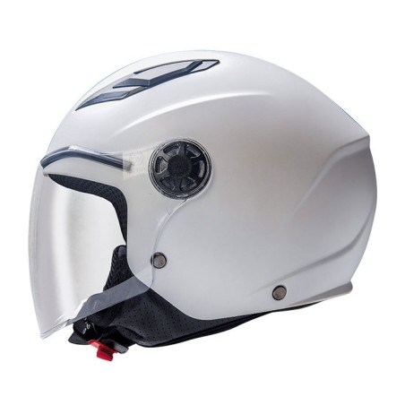 Casco da bambino Gary G01 bianco opaco con adesivi Casco da bambino Gary G01 bianco opaco con adesivi