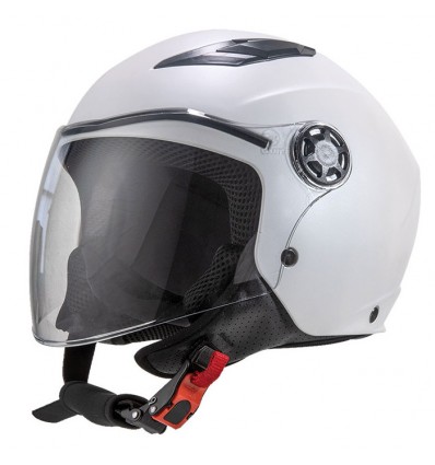 Casco da bambino Gary G01 bianco opaco con adesivi Casco da bambino Gary G01 bianco opaco con adesivi