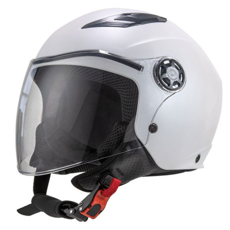 Casco da bambino Gary G01 bianco opaco con adesivi Casco da bambino Gary G01 bianco opaco con adesivi