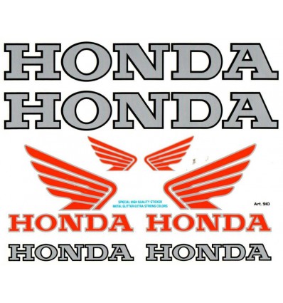 Set adesivi 20x24 cm Honda Set adesivi 20x24 cm Honda