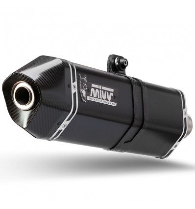 Terminale Mivv Speed Edge Inox Black per Suzuki V-Strom 800 DE