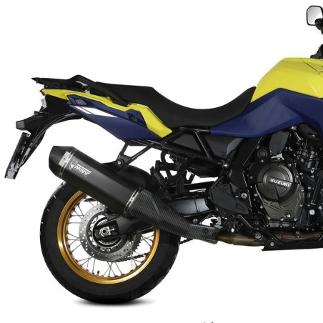 Terminale Mivv Speed Edge Inox Black per Suzuki V-Strom 800 DE Terminale Mivv Speed Edge Inox Black per Suzuki V-Strom 800 DE