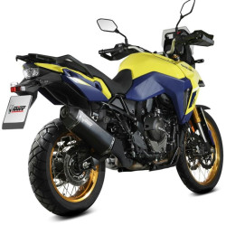 Terminale Mivv Speed Edge Inox Black per Suzuki V-Strom 800 DE Terminale Mivv Speed Edge Inox Black per Suzuki V-Strom 800 DE