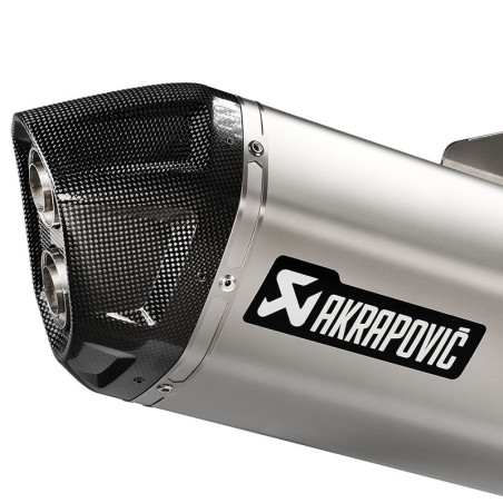 Marmitta Akrapovic Slip On Titanio per Suzuki V-Strom 800 DE Marmitta Akrapovic Slip On Titanio per Suzuki V-Strom 800 DE