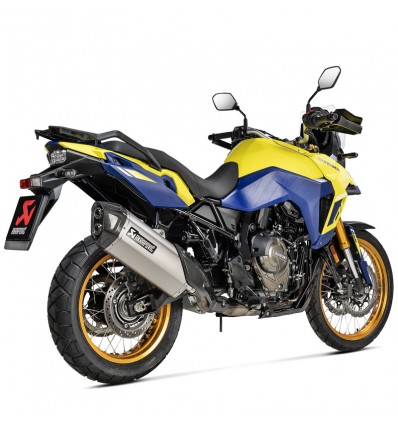 Marmitta Akrapovic Slip On Titanio per Suzuki V-Strom 800 DE Marmitta Akrapovic Slip On Titanio per Suzuki V-Strom 800 DE