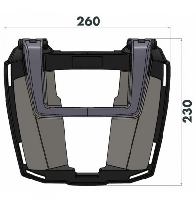 Portapacchi Hepco & Becker Easy Rack per Suzuki GSX-8S Portapacchi Hepco & Becker Easy Rack per Suzuki GSX-8S