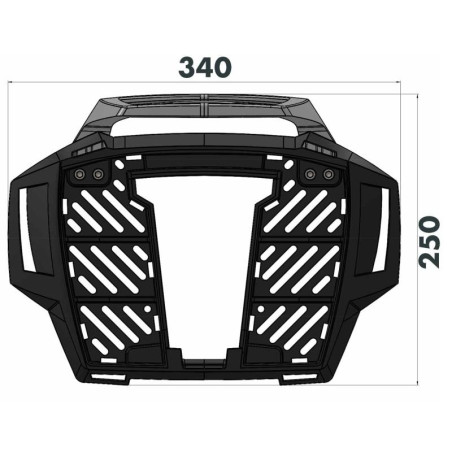 Portapacchi Hepco & Becker Alu Rack per Suzuki GSX-8S Portapacchi Hepco & Becker Alu Rack per Suzuki GSX-8S