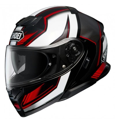 Casco Shoei Neotec 3 apribile Grasp TC-5 nero, rosso e bianco